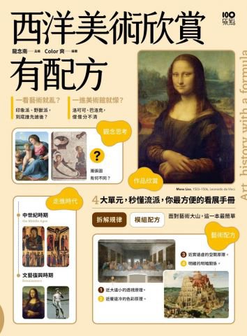 西洋美術欣賞，有配方：拆解規律，4大單元秒懂流派特徵，你最方便的看展手冊