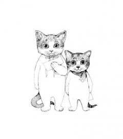 幻想博物館（Higuchi Yuko作品系列）：兩隻迷路貓遇見太古動物的化身冒險 圖片 4