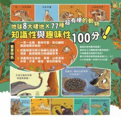 【歡迎來我家！動物的奇妙生活1～2】（兩冊）：陸地動物+極地、水生與夜間動物 圖片 2